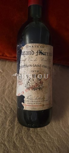 Bordeaux Puisseguin-saint-émilion Château Rand Moreau 1979