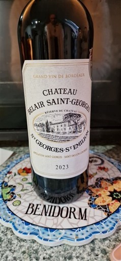 Bordeaux Saint-Georges-Saint-Émilion Château Belair Saint-Georges Réserve du Château 2023