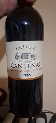 Bordeaux Saint-Émilion Grand Cru Château Cantenac 2009