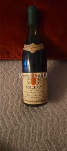 Bourgogne Mercurey Roger Moreau Clos l'Evêque 1969
