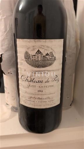 Bordeaux Saint-Estèphe Château Pez 1981