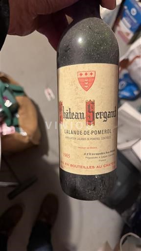 Bordeaux Lalande-de-Pomerol Château Sergant 1985