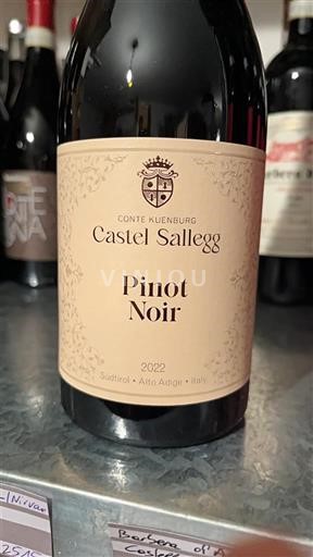 Wines of Veneto Valdadige Castel Sallegg Pinot Noir 2022