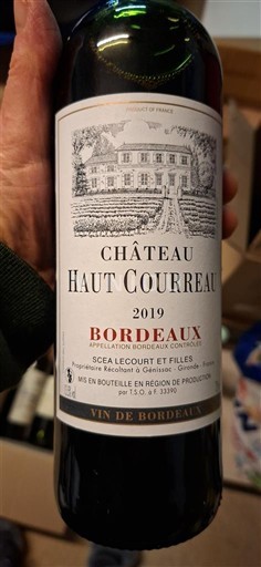 Bordeaux Château Haut Courreal 2019