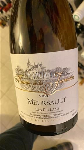 Bourgogne Meursault Maison de la Javernière Les Pellans 2020