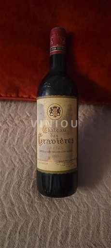 Bordeaux Saint-Émilion Grand Cru Grand Cru Château Les Gravières 1985