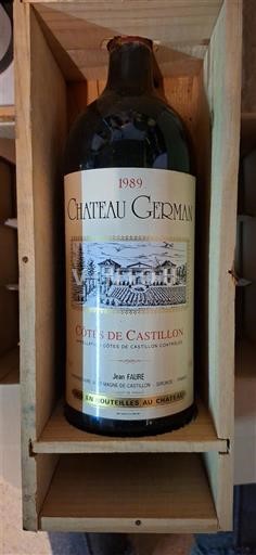 Bordeaux Không được chỉ định Château German 1989