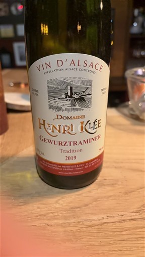 Alsace Domaine Henri Klée Tradition 2019