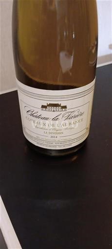 Thung lũng sông Loire Coteaux-de-l'aubance Château La Varière La Division 2014