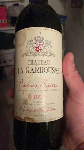Bordeaux Bordeaux Supérieur Château La Garrousse 1999