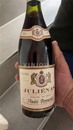 Beaujolais Juliénas Domaine Trétu Les Noyellottes 1992