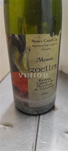 Alsace Riesling Grand Cru Maison Zoeller 2002