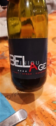 Viinit Rouge sec Bel Age 2022 Ranska Languedoc ja Roussillon Pays d'Oc IGP