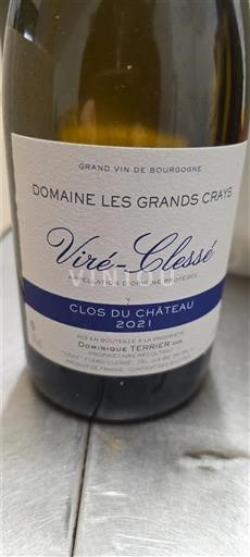 Bourgogne Viré-clessé Domaine Les Grands Crays Clos du Château 2021