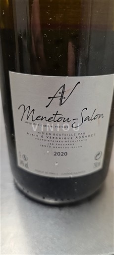 Valle della Loira Menetou-Salon Alain et Véronique Assadet 2020