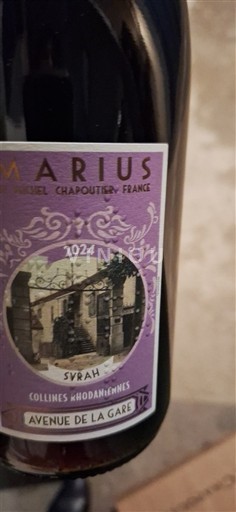 Alpes và các vùng Rhodanien Collines rhodaniennes Marius Michel Chapoutier Avenue de la Gare 2024