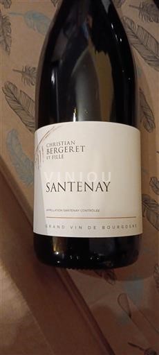 Bourgogne Santenay Christian Bergeret et Fille 2023