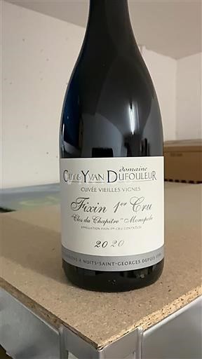 Bourgogne Fixin Premier Cru Domaine Guy & Yvan Dufouleur Fixin 1er Cru Clos du Chapitre Monopole 2020