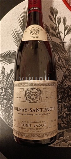 Bourgogne Không được chỉ định Premier Cru Louis Jadot Volnay-Santenots 1982