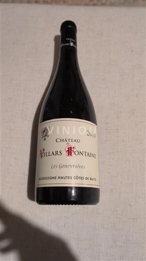 Bourgondië Niet gespecificeerd Château Villars Fontaine Les Genevrières 2010
