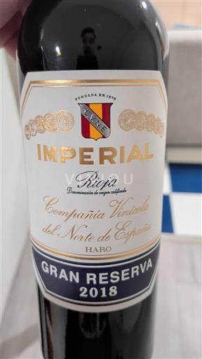 La Rioja Rioja Compañía Vinícola del Norte de España Imperial 2018