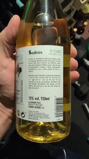 Portugal Vinho verde Soalheiro O Cubo 2022