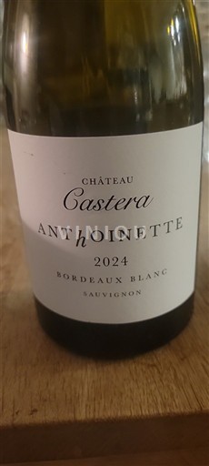 Bordeaux Bordeaux trắng Château Castera Anthoine tte 2024