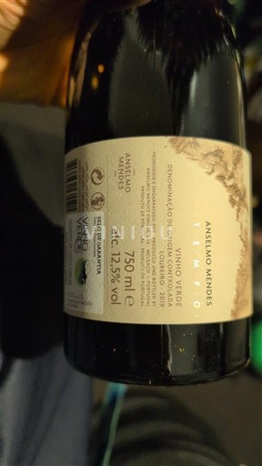 Bồ Đào Nha Rượu vang xanh Anselmo Mendes Tempo loureiro 2019