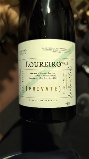 Bồ Đào Nha Rượu vang xanh Anselmo Mendes Private 2021