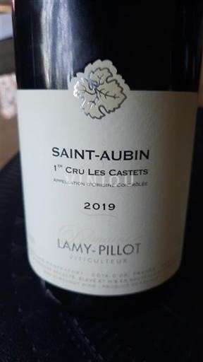 Bourgogne Saint-Aubin Premier Cru Lamy-Pillot 1er Cru Les Castets 2019