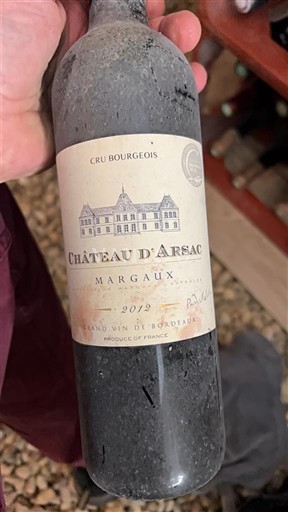 Bordeaux Margaux Château Arsac 2012