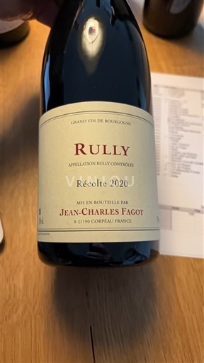 Bourgondië Rully Jean-Charles Fagot 2020