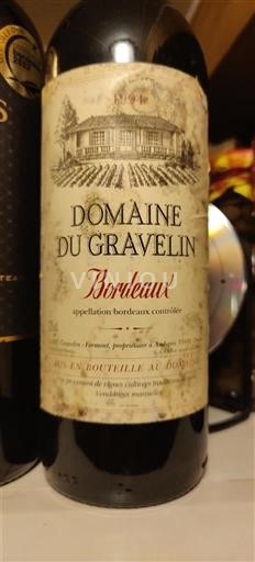 Bordeaux Domaine Gravelin 1994