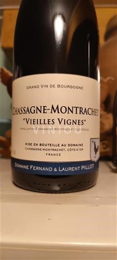 Bourgogne Chassagne-montrachet Domaine Fernand & Laurent Pillot Vieilles Vignes Không niên vụ