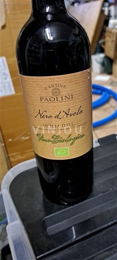 Sicile Sicilia Paolini Nero d'Avola Non Millésimé