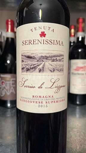 Emilia-Romaña Romagne Tenuta Serenissima Sangiovese Superiore 2015