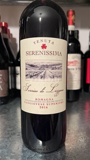 Emilia-Romaña Romagne Tenuta Serenissima Sangiovese Superiore 2016