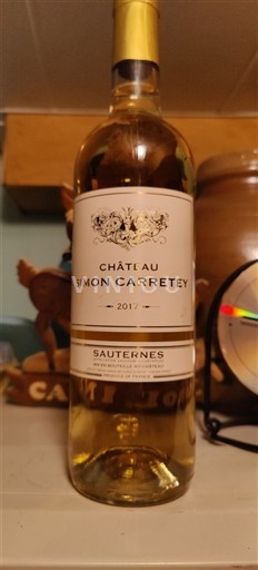 Bordeaux Sauternes Château Simon Carretey 2017