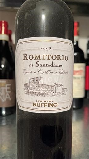 Toscana Chianti Tenimenti Ruffino Romitorio di Santedame 1999
