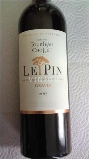 Bordeaux Graves Château Tourteau Chollet Le Pin 2015