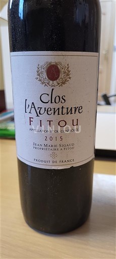 Languedoc Fitou Clos l'Aventure 2015