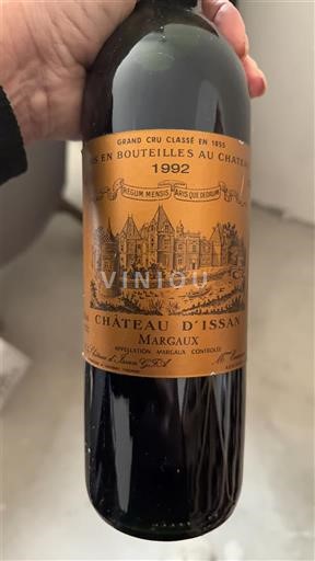Bordeaux Margaux Grand Cru Château Issan 1992