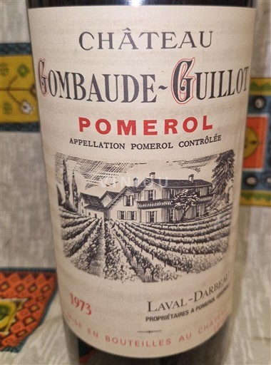 Bordeaux Pomerol Château Gombaude-Guillot 1973