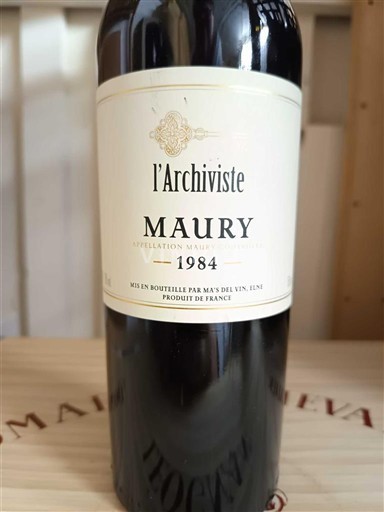 Roussillon Maury L'Archiviste 1984