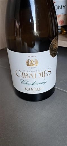 Languedoc và Roussillon Coteaux d'Ensérune Domaine Cibadiès Chardonnay Không niên vụ