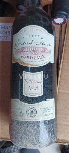 Bordeaux Château Grand Jean 2005