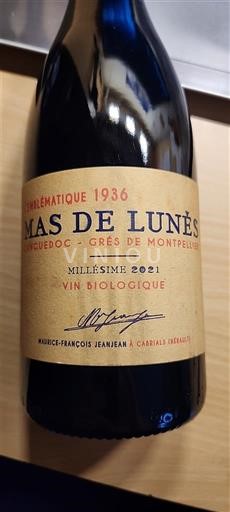 Languedoque Grés de Montpellier Mas de Lunès Parcellaire 1936 2021