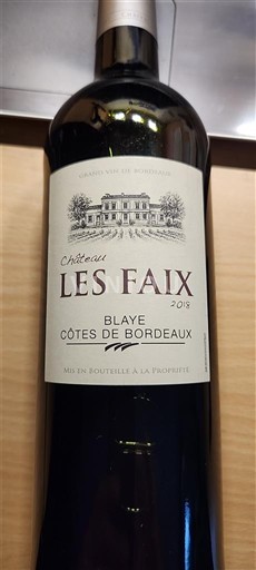 Bordeaux Blaye-côtes-de-bordeaux Château Les Faix 2018