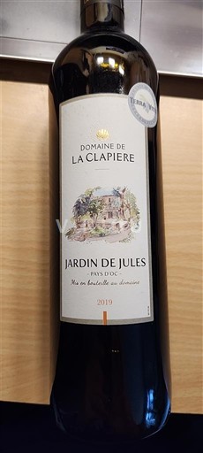 Languedoc và Roussillon Vùng đất Oc Domaine La Clapière Jardin de Jules 2019