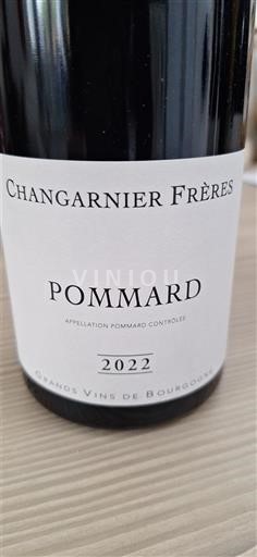 Bourgogne Pommard Changarnier Frères 2022